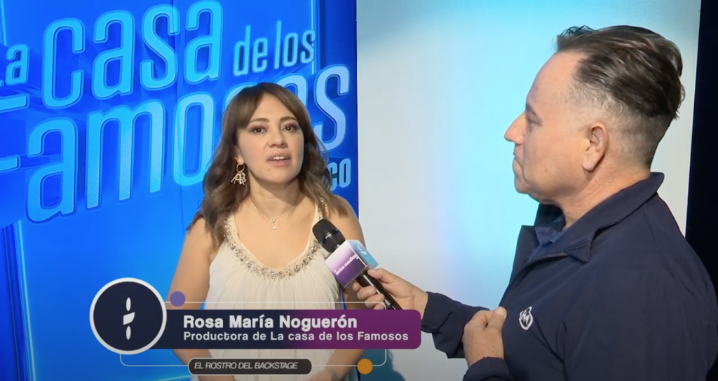 Rosa María Noguerón Productora de TelevisaUnivision lidera al equipo de La Casa de los Famosos