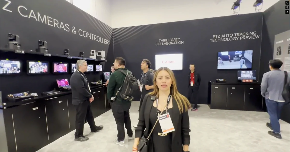 Canon le presentó a Entremedios sus nuevas cámaras PTZ en la NAB Show 2025