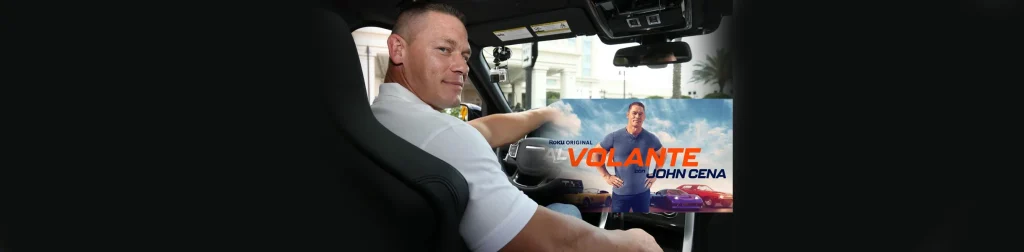 The Roku Channel mantiene con gran éxito la serie original de “Al volante con John Cena” John Cena, conocido por ser un apasionado coleccionista de autos, es el anfitrión perfecto. Combina su conocimiento automovilístico con su carisma para conectar con sus invitados a un nivel más personal.