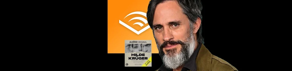La plataforma Audible, lanza el próximo estreno de una audioserie protagonizada por los mexicanos Gael García Bernal, Alfonso Herrera e Ilse Salas sobre el papel de una espía alemana en México llamada “Hilde Krüger”. El título es homónimo al nombre de la actriz infiltrada en los años 40. 