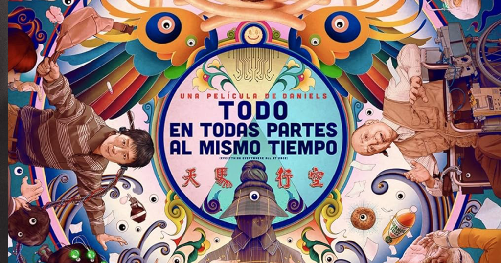 Nuestra recomendación de esta semana es la película “Todo en todas partes al mismo tiempo”. Combina la ciencia ficción, el drama familiar y una locura multiversal.