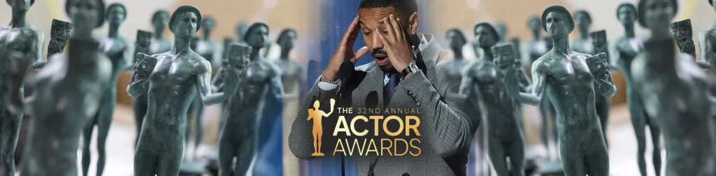 La ceremonia de los Actor Awards 2026 (anteriormente conocidos como los SAG Awards)  la gala del Sindicato Actores de Hollywood, conocido actualmente como SAG-AFTRA, celebró este domingo 1 de marzo la gala de premiación a lo mejor del cine y series para streaming y toman ventaja “Sinners”, “The Studio” y “The Pitt”.